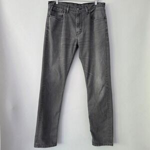 Levi's 508 Jeans Gray Regular Taper Denim Pants Mens 34x34